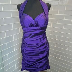 Betsy & Adam; size 12; purple dress